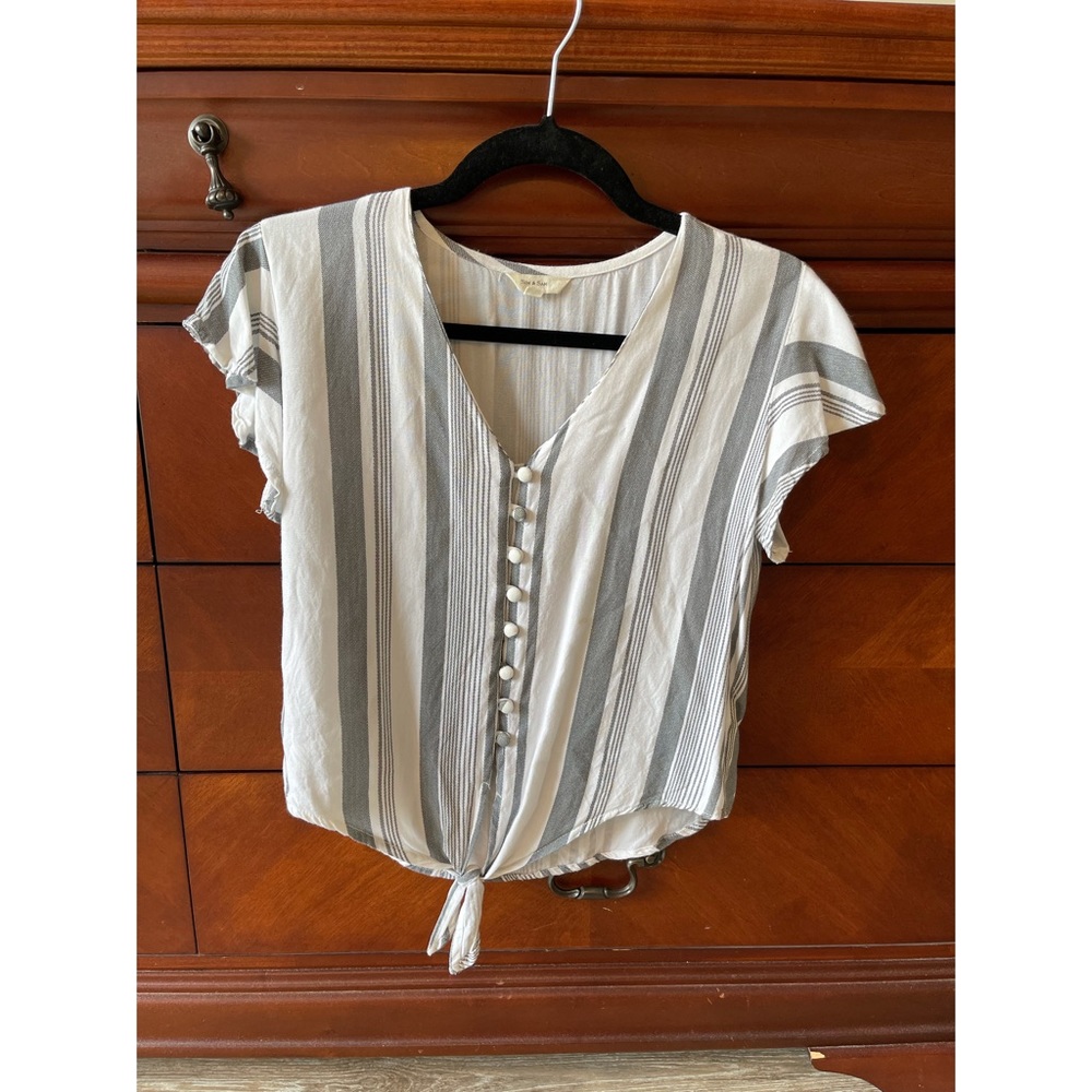 Sim & Sam Striped Top - Picture 6 of 7